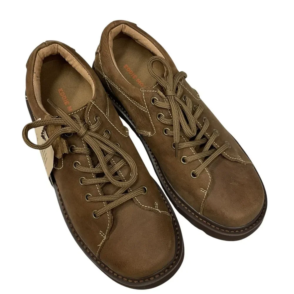 Eddie Moran Size 9 Vintage Road‎ Boots Tar Eaters Leather Oxford EM 560 Y2K NWT